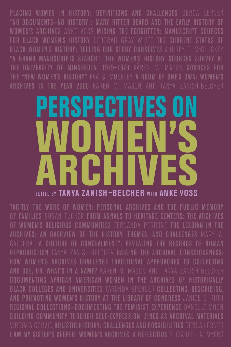 book cover for Perspectives on Women’s Archives